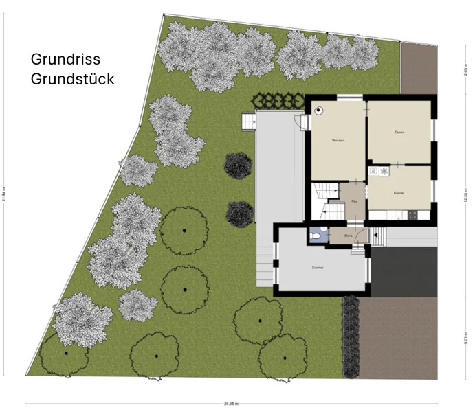 Grundriss Grundstück