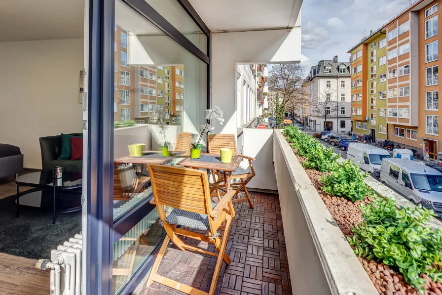 Balkon mit Südost Ausrichtung