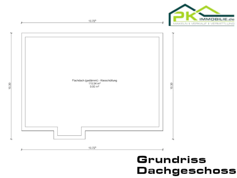 Grundriss Dachgeschoss