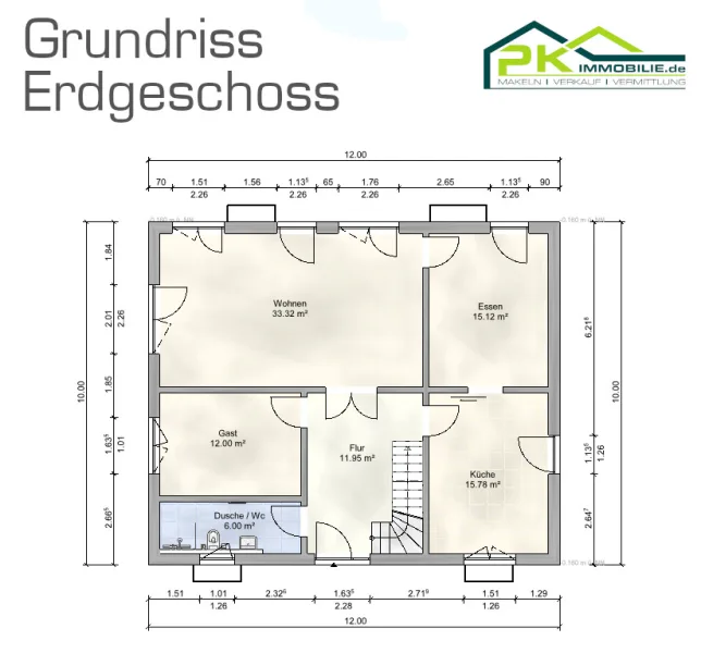 Grundriss Erdgeschoss Waldems-Esch