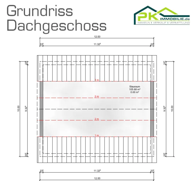 Grundriss Dachgeschoss Waldems-Esch