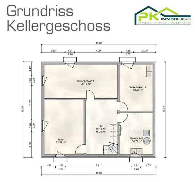 Grundriss Kellergeschoss Waldems-Esch