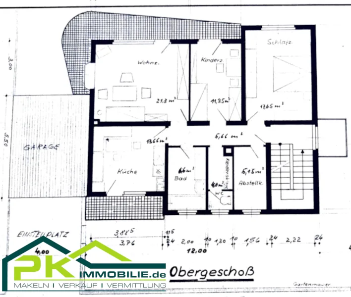 Grundriss Obergeschoss