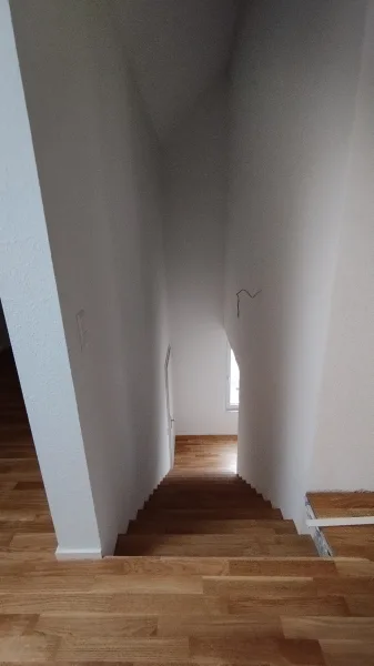 Treppe zur Garderobe