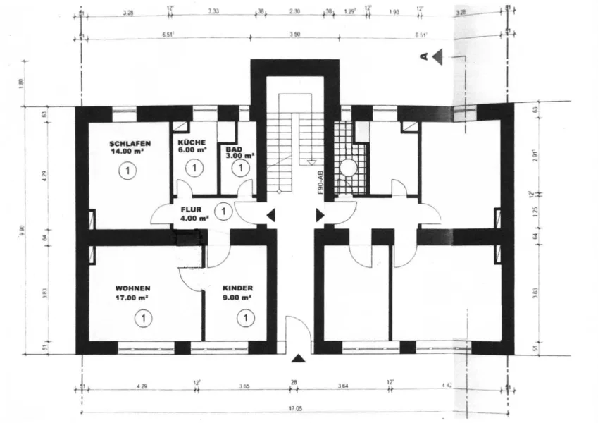 Grundriss WE 01