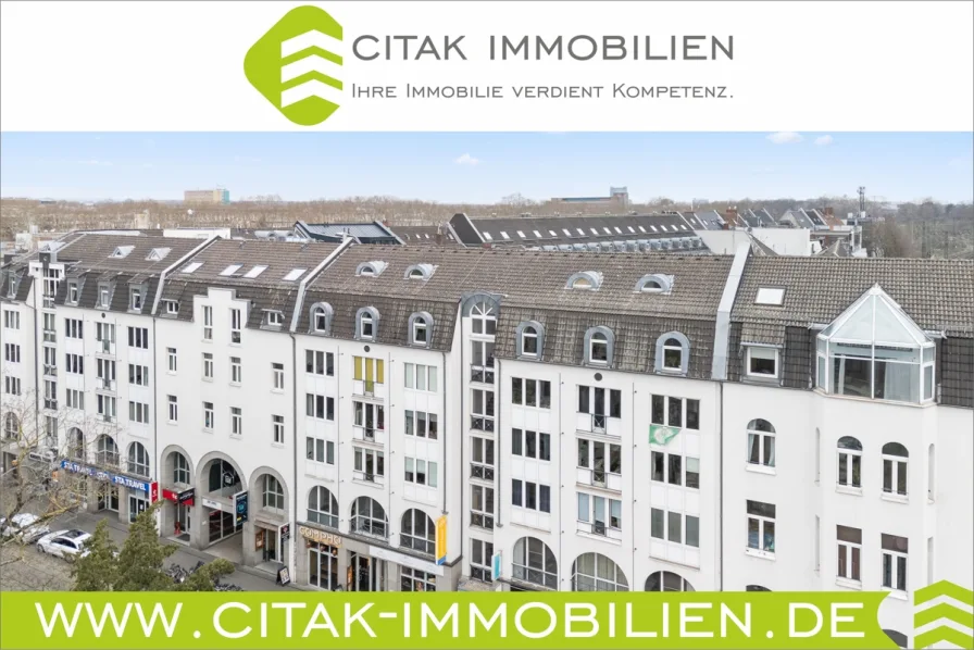 2 Zimmer Wohnung Kölner Neustadt - Wohnung kaufen in Köln - Perfekt geschnittene 2-Zimmer Wohnung mit Tiefgaragenstellplatz in Uni-nähe direkt am inneren Grüngürtel