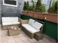 Überdachte Terrasse