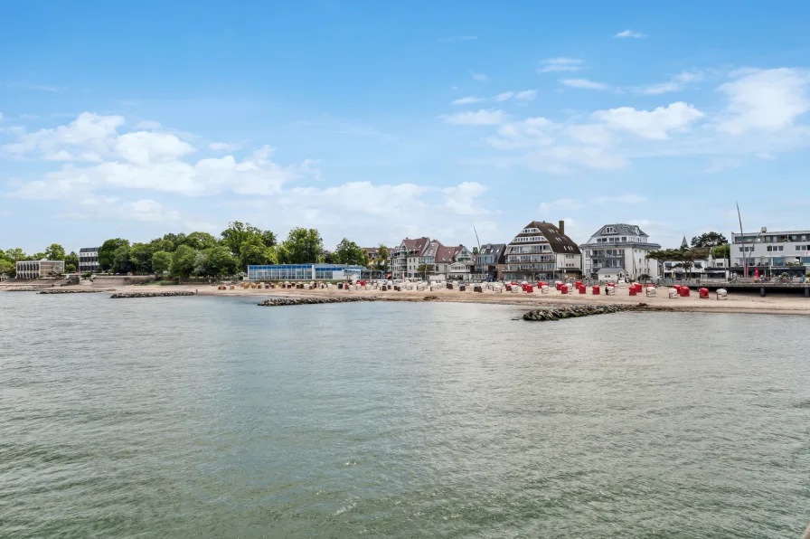 Strand in direkter Nähe