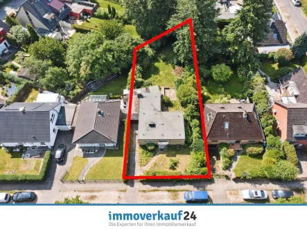 immoverkauf24 - Grundstück kaufen in Hamburg - Bauen Sie Ihr Traumhaus im grünen Langenhorn!