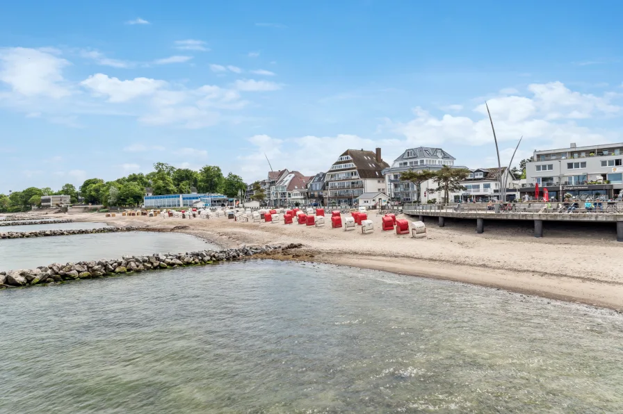 Strand in direkter Nähe