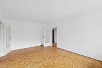 Wohnzimmer mit Blick zur Diele