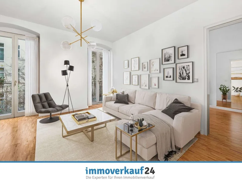 immoverkauf24 - Zinshaus/Renditeobjekt kaufen in Berlin - Elegantes Altbau-Juwel in der Marienburger Straße: 2-Zimmer-Wohnung im Herzen von Prenzlauer Berg