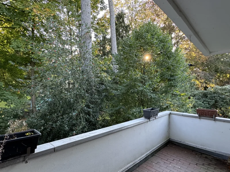 großer Balkon