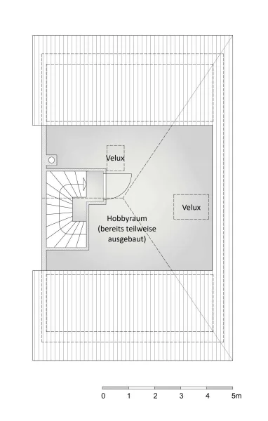 Grundriss Spitzboden