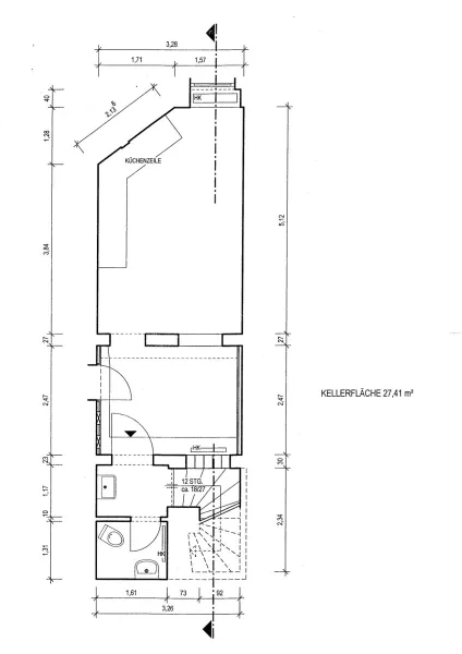 Grundriss Ladenkeller