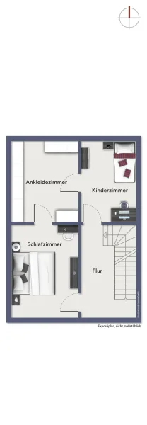 Grundriss Obergeschoss