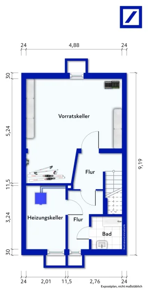 Grundriss Kellergeschoss