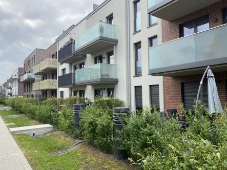 Außenansicht  - Wohnung mieten in Hamburg - Wohnen auf zwei Etagen!