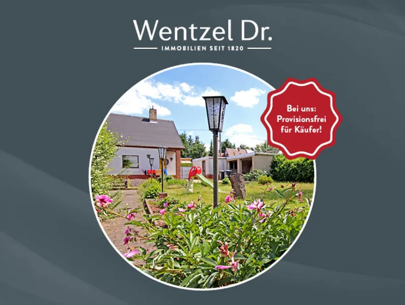 Außenansicht - Haus kaufen in Weißenfels - Ihr Zuhause in Weißenfels! Charmante Doppelhaushälfte mit großem Grundstück