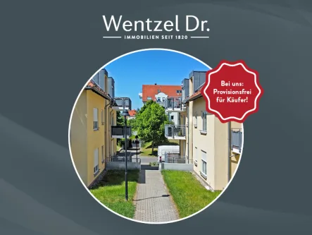 Außenansicht - Wohnung kaufen in Leipzig - 1-Zimmer Wohnung mit Terrasse und Tiefgaragenstellplatz im Norden der Stadt