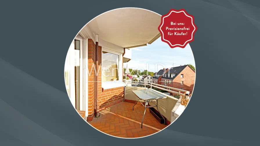 Startbild - Wohnung kaufen in Hamburg - PROVISIONSFREI für Käufer – Großzügige ETW mit Balkon und Tiefgaragenstellplatz