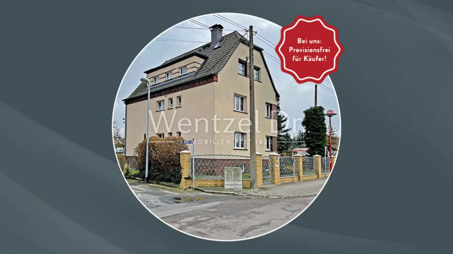 Außenansicht - Haus kaufen in Schkeuditz / Dölzig - Provisionsfrei! Großes ZFH - mit Ausbaupotenzial in Dölzig
