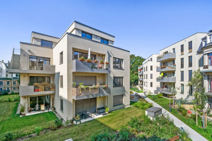 Außenansicht - Wohnung mieten in Dresden - Ihre neue Adresse: Prießnitzstraße 9a!
