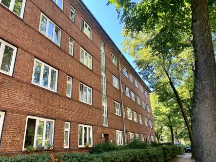 Außenansicht - Wohnung mieten in Hamburg - Modernisierte 2-Zimmerwohnung mit toller Wohnküche