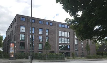 Außenansicht - Wohnung mieten in Hamburg - Neubau! Schöne Erdgeschoßwohnung mit Terrasse! 