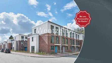 Titelbild - Haus kaufen in Dollern - Provisionsfrei und zum Top-Preis: Bezugsfertiges Neubau-Reihenhaus mit hochwertiger Ausstattung