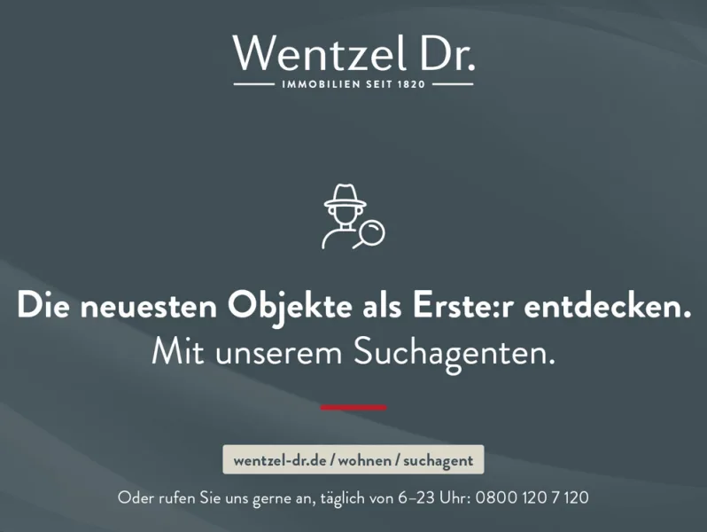 Die neuesten Objekte als Erste:r entdecken. Mit unserem Suchagenten.