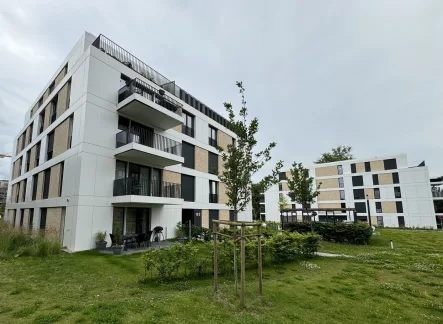 Aussenansicht - Wohnung mieten in Pinneberg - Gemütliche 2 Zimmer-Neubauwohnung mit Balkon