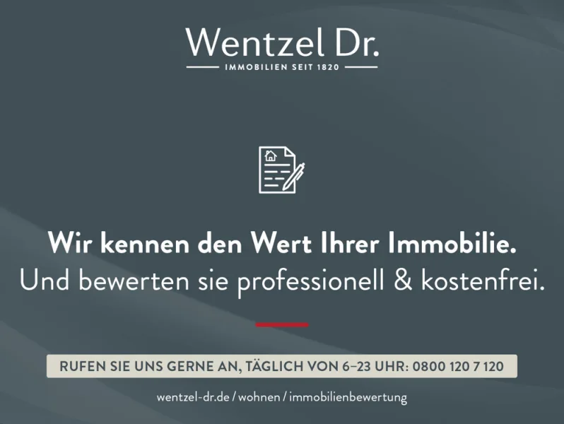 Wir kennen den Wert Ihrer Immobilie. Und bewerten sie professionell & kostenfrei. 