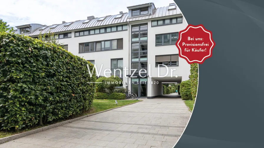 Titelbild - Wohnung kaufen in Hamburg - Neuwertige Maisonette-Wohnung in ruhiger Innenhoflage in Eppendorf mit TG-Stellplatz