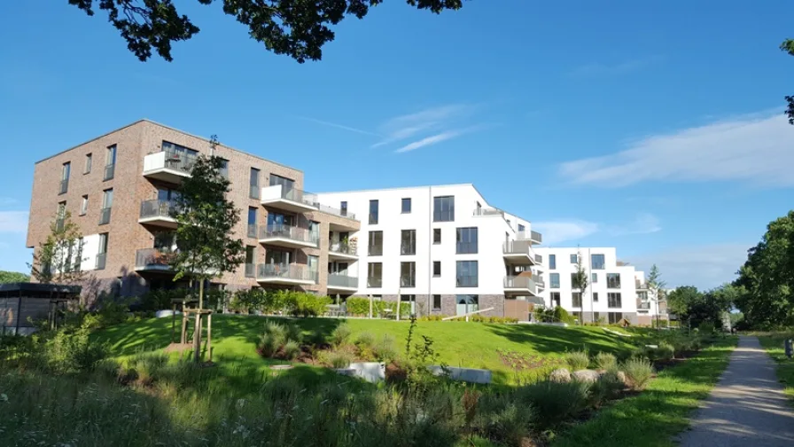 Außenansicht - Wohnung mieten in Norderstedt - Gemütliche 4 Zimmer Neubauwohnung mit Terrasse