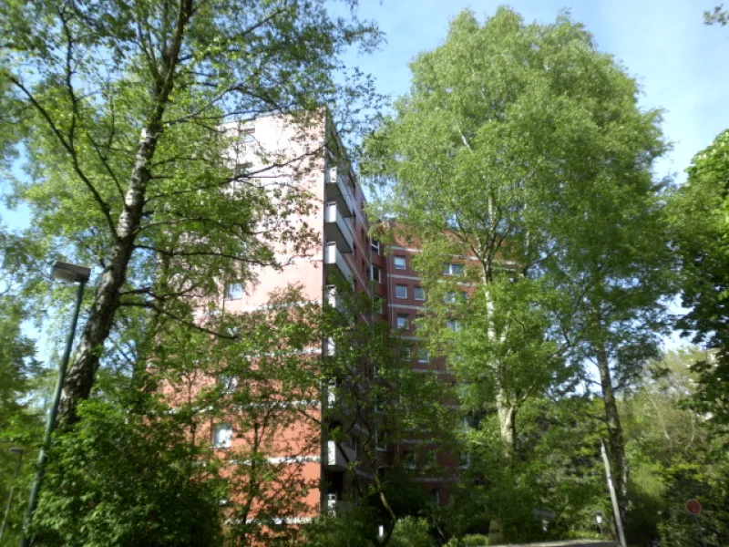 Außenansicht - Wohnung mieten in Wedel - Schöne Singlewohnung mit Balkon und tollem Ausblick