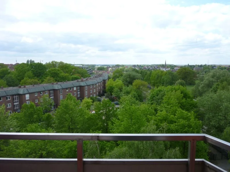 Blick vom Balkon