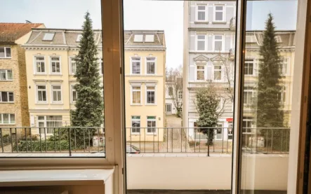 Ausblick Balkon - Wohnung mieten in Hamburg - In zentraler Lage - Schick und modern -