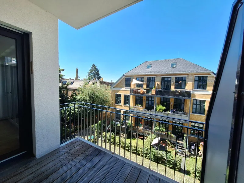 Beispielbild Balkon - Wohnung mieten in Leipzig - Moderne 2-Zimmer-Wohnung mit einladender Loggia