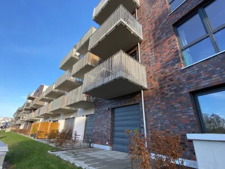 Außenansicht - Wohnung mieten in Lüneburg - Terrasse - Offene Wohnküche - Designorientierte Ausstattung