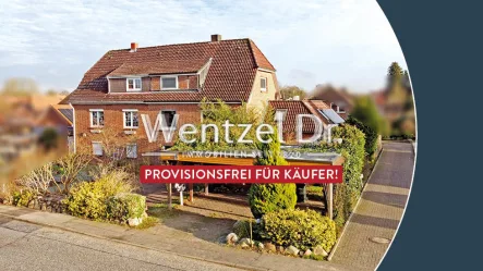 Außenansicht - Haus kaufen in Hamburg - PROVISIONSFREI für Käufer – Perfektes Zuhause für Familien: Geräumige DHH mit modernen Highlights