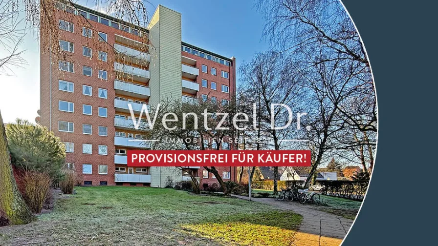 Außenansicht - Wohnung kaufen in Wedel - PROVISIONSFREI für Käufer - Helle und moderne 3-Zimmer-Wohnung