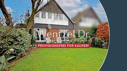 Außenansicht - Haus kaufen in Neuenkirchen - Provisionsfrei für Käufer - Gemütliche Doppelhaushälfte in ruhigem Wohngebiet von Neuenkirchen