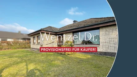  - Haus kaufen in Tangstedt - PROVISIONSFREI für Käufer – Sanierungsbedürftiger Bungalow. Neu bauen oder sanieren!