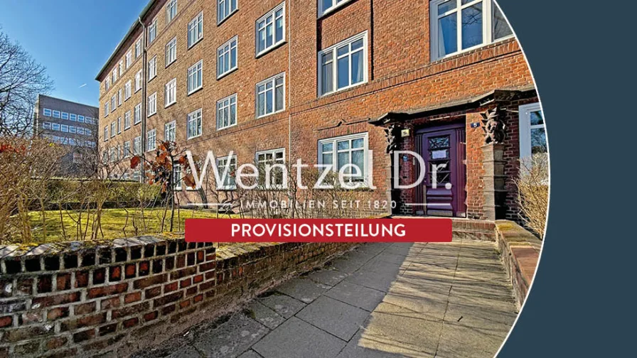 Außenansicht - Wohnung kaufen in Hamburg - Charmante 2,5 Zimmer Wohnung in renoviertem Altbau