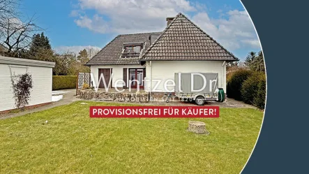 Außenansicht - Haus kaufen in Sterley - PROVISIONSFREI für Käufer – Weitblick! Großzügiges EFH mit Einliegerwohnung – Ideal für Familien