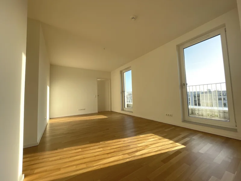 Wohnbereich - Wohnung mieten in Hamburg - Wohnen mit Weitblick und schöner Dachterrasse