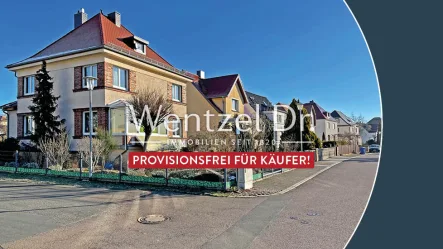 Außenansicht - Haus kaufen in Delitzsch - Provisionsfrei! Historisches Stadthaus am Park!