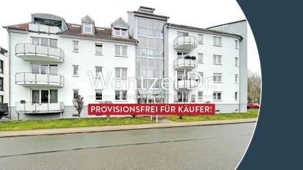 Außenansicht - Wohnung kaufen in Leipzig / Stötteritz - Provisionsfrei! Gepflegte Terrassenwohnung mit Tiefgarage