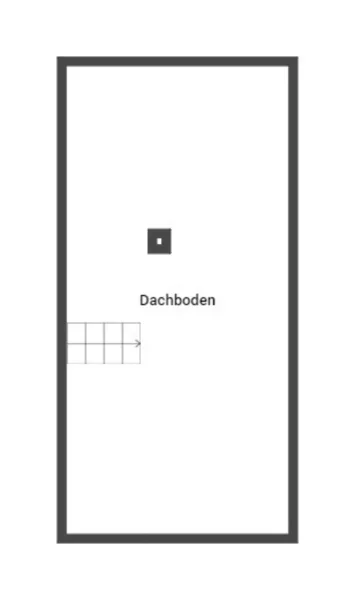 Raumlageplan Dachboden